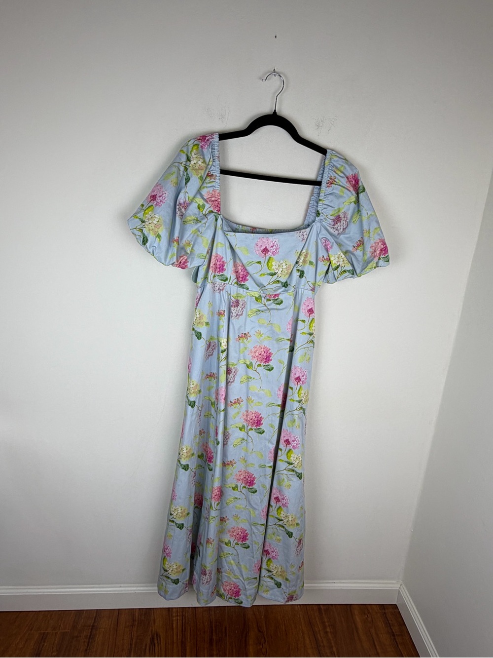 Hill House NWT Matilda Dress Hydrangea Chintz Blue Multi Size L - Picture 4 of 11